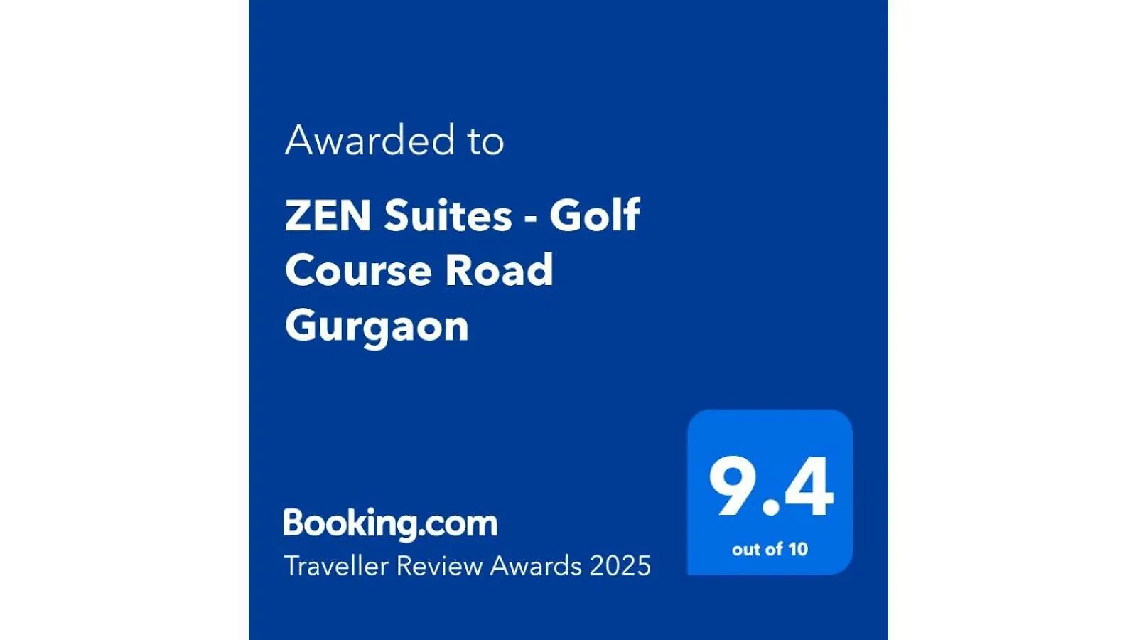 酒店 Zen Suites - Golf Course Road 古尔冈